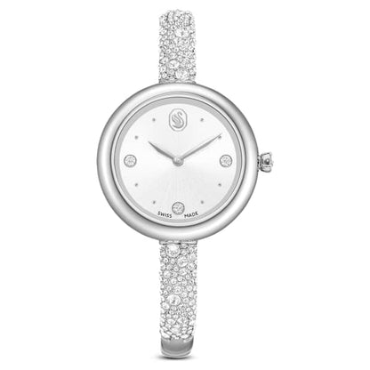 Swarovski Sublima Bangle Watch Swiss Made Metal Bracelet Silver Tone Stainless Steel SW5730369
