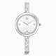 Swarovski Sublima Bangle Watch Swiss Made Metal Bracelet Silver Tone Stainless Steel SW5730369