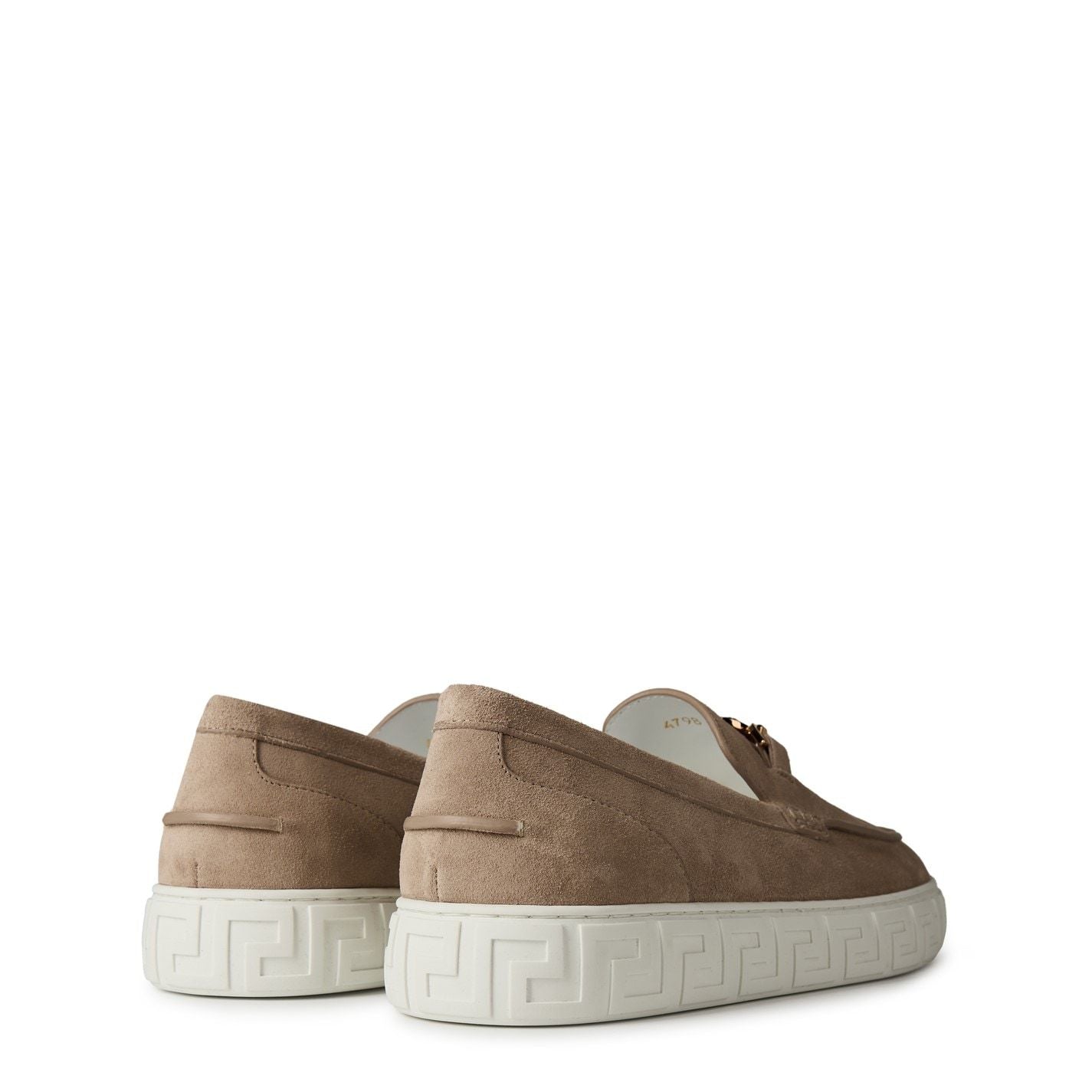  Suede Medusa Loafers Light Sand