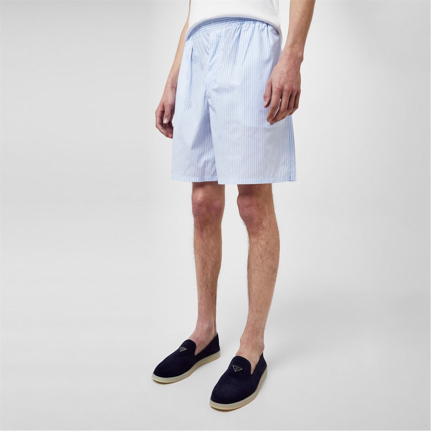  Suede Slippers Navy