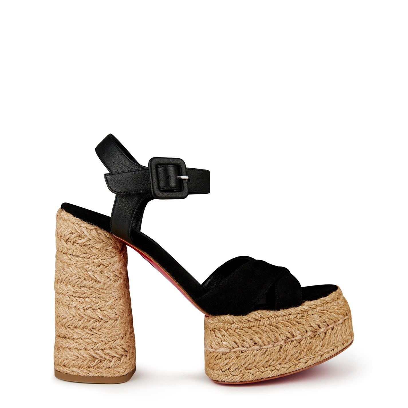  Super Calakala 130mm Espadrille Sandals Black