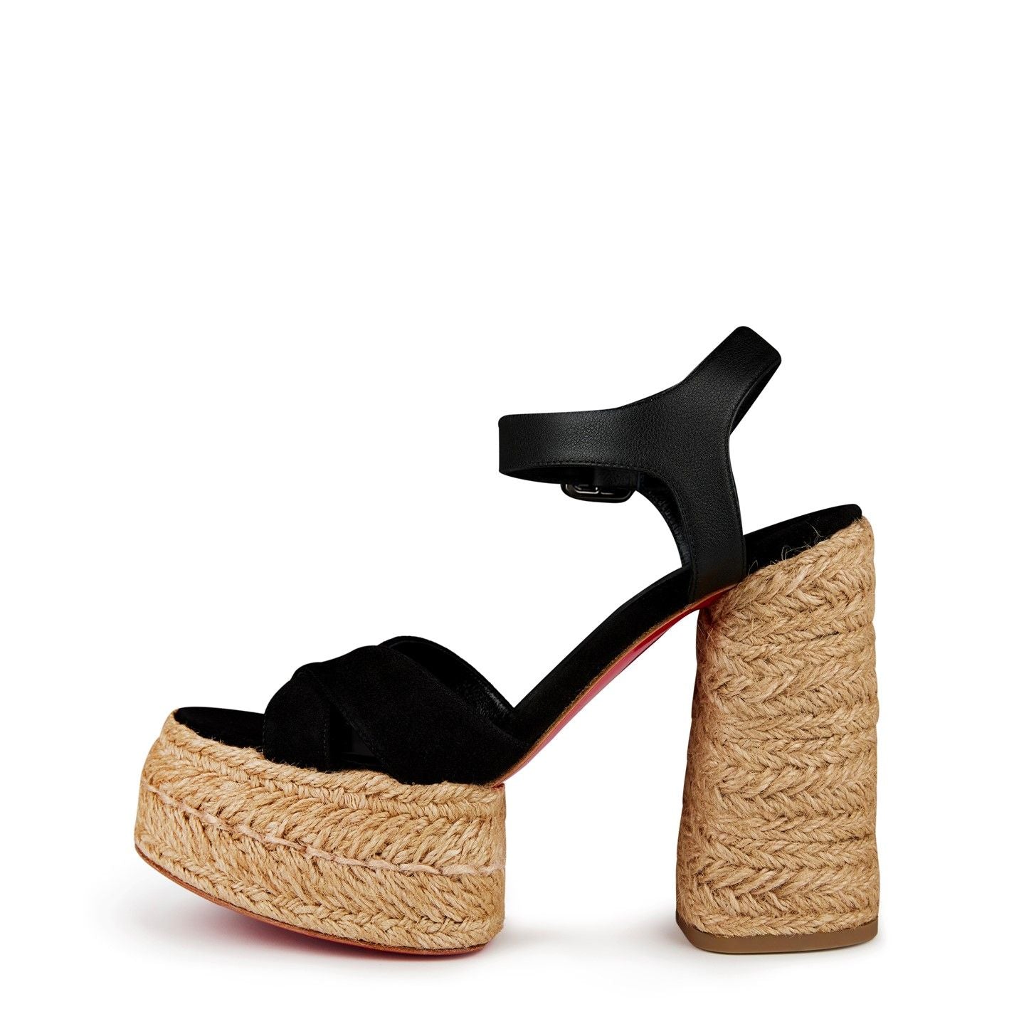  Super Calakala 130mm Espadrille Sandals Black