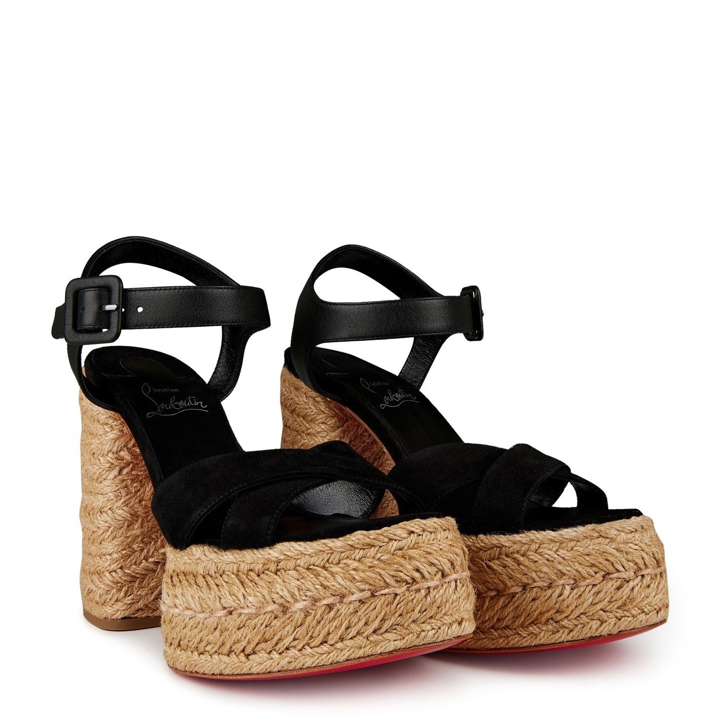  Super Calakala 130mm Espadrille Sandals Black