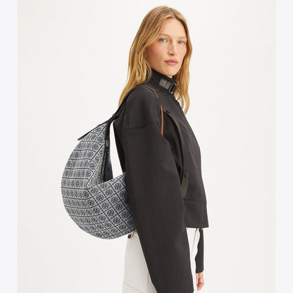 Tory Burch T Monogram Balloon Bag Tory Navy