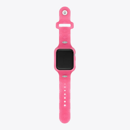 Tory Burch T Monogram Band for Apple Watch RASPBERRY