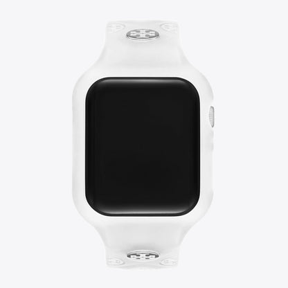 Tory Burch T Monogram Band for Apple Watch WHITE
