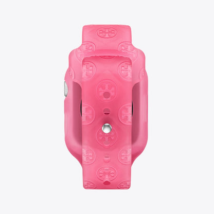 Tory Burch T Monogram Band for Apple Watch RASPBERRY