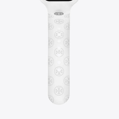 Tory Burch T Monogram Band for Apple Watch WHITE