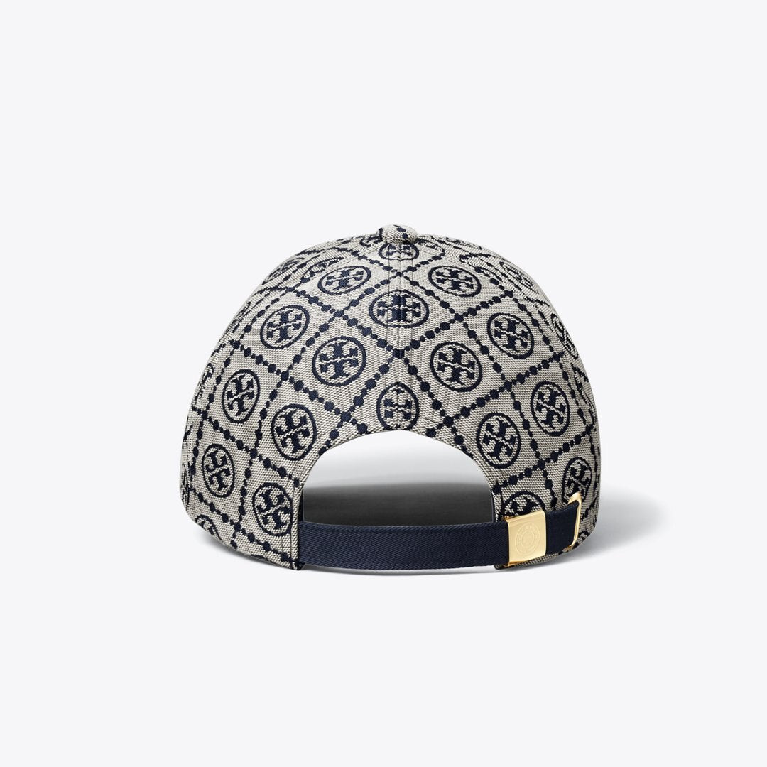 Tory Burch T Monogram Baseball Cap Navy