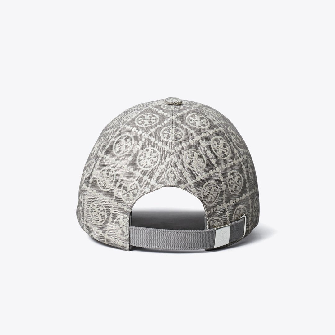 Tory Burch T Monogram Baseball Cap Dorian Gray