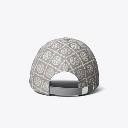 Tory Burch T Monogram Baseball Cap Dorian Gray