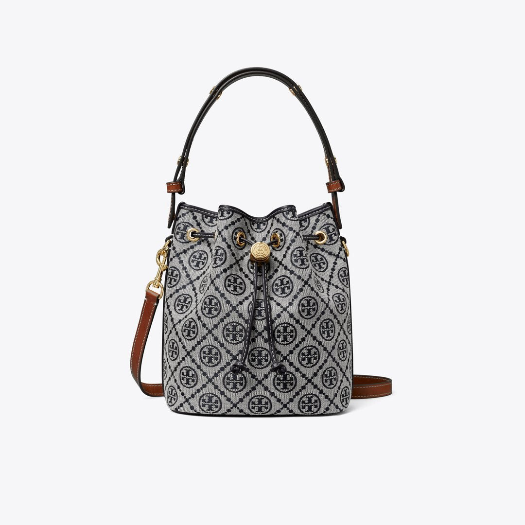 Tory Burch T Monogram Bucket Bag Tory Navy