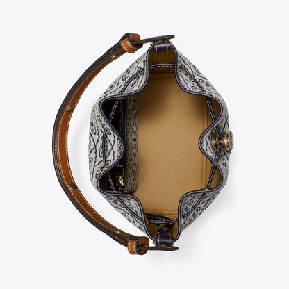 Tory Burch T Monogram Bucket Bag Tory Navy
