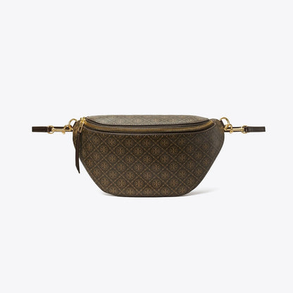 Tory Burch T Monogram Coated Canvas Belt Bag French Press
