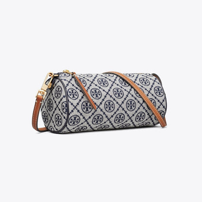 Tory Burch T Monogram Cylinder Bag Tory Navy