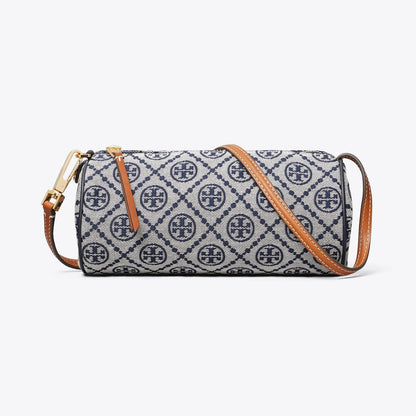 Tory Burch T Monogram Cylinder Bag Tory Navy