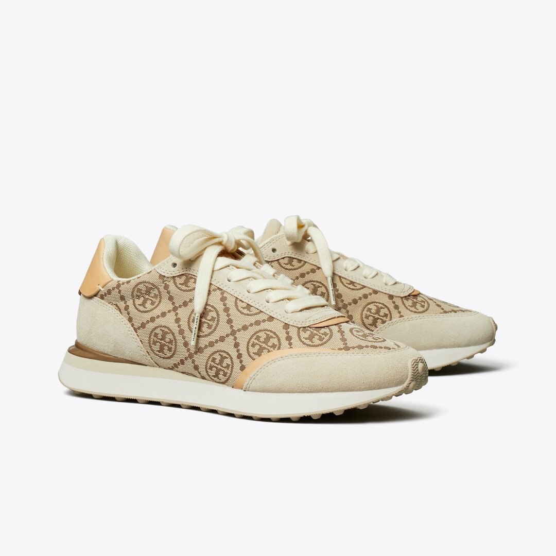 Tory Burch T Monogram Destiny Trainer HAZEL / RIVER ROCK