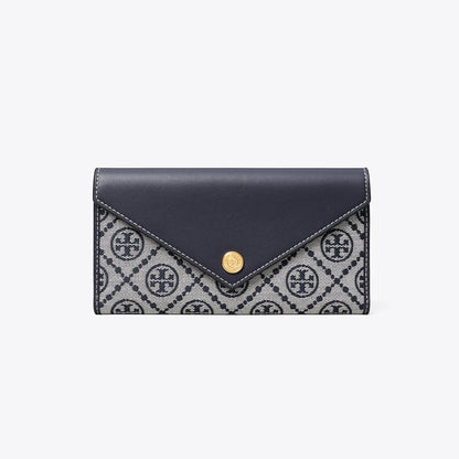 Tory Burch T Monogram Envelope Wallet Tory Navy