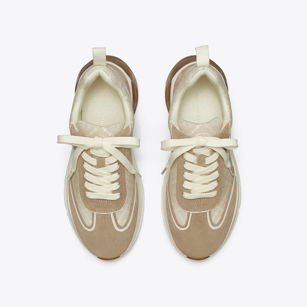 Tory Burch T Monogram Good Luck Trainer BIRCH / AVOLA
