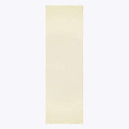 Tory Burch T Monogram Jacquard Oblong Scarf Light Cream