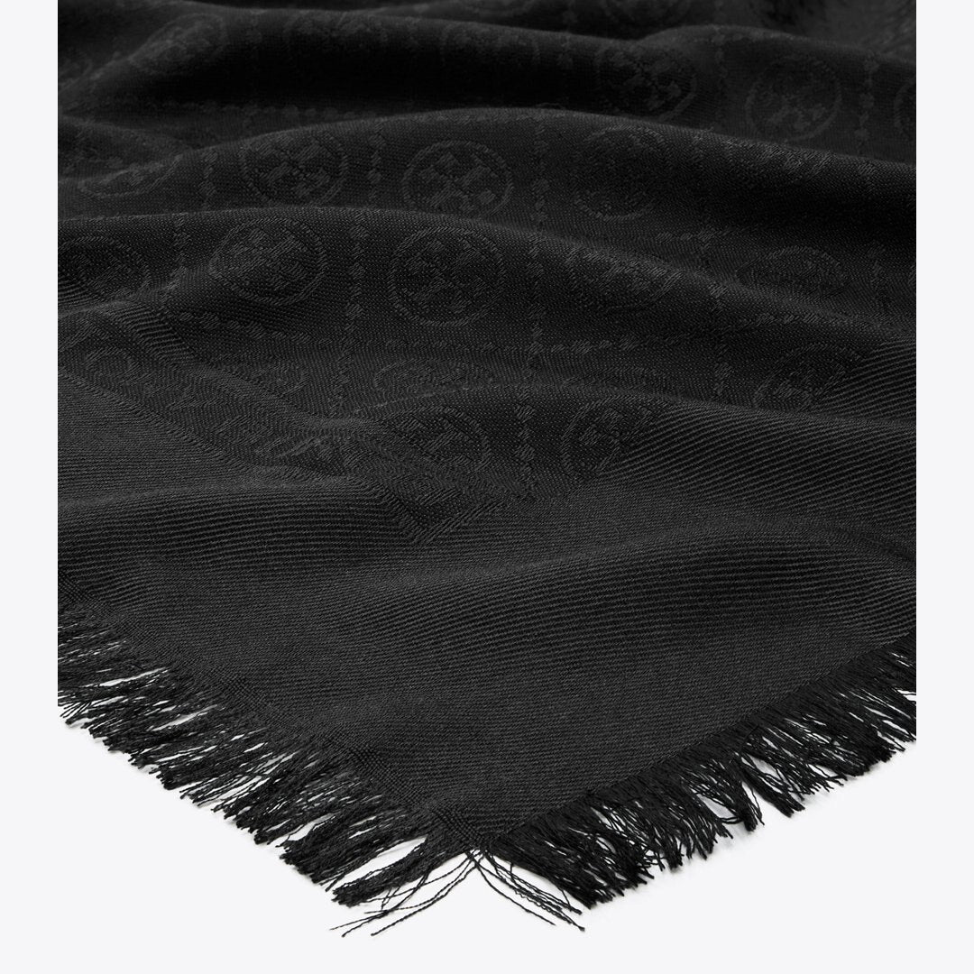 Tory Burch T Monogram Jacquard Traveler Black