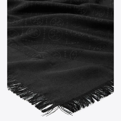 Tory Burch T Monogram Jacquard Traveler Black