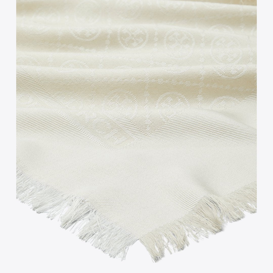 Tory Burch T Monogram Jacquard Traveler NEW IVORY