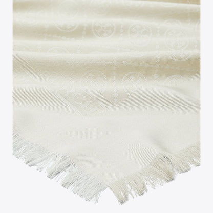 Tory Burch T Monogram Jacquard Traveler NEW IVORY