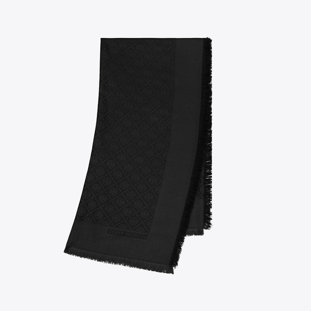 Tory Burch T Monogram Jacquard Traveler Black