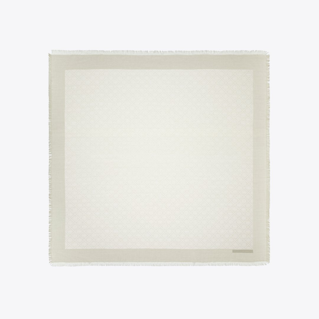 Tory Burch T Monogram Jacquard Traveler NEW IVORY