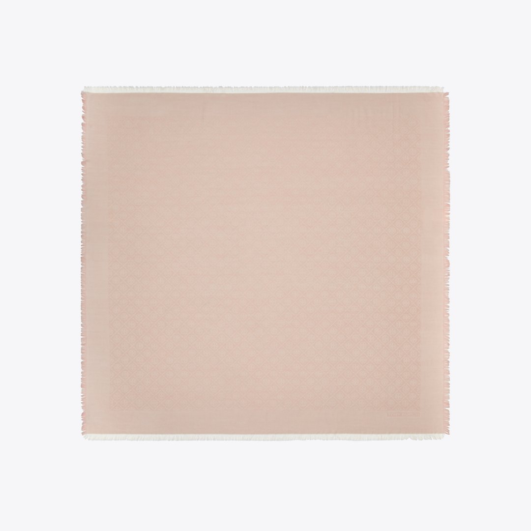 Tory Burch T Monogram Jacquard Traveler Pink Frost