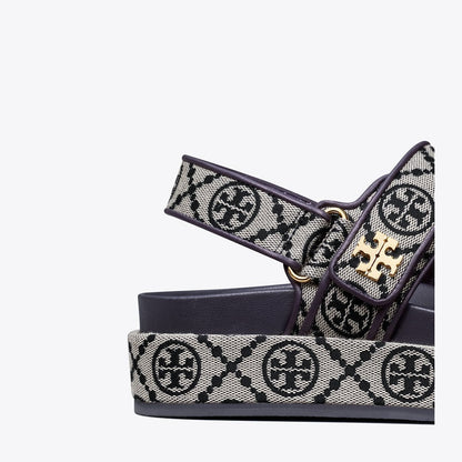 Tory Burch T Monogram Kira Sport Sandal PERFECT NAVY