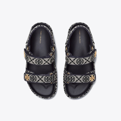 Tory Burch T Monogram Kira Sport Sandal PERFECT NAVY