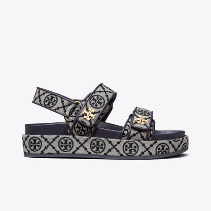 Tory Burch T Monogram Kira Sport Sandal PERFECT NAVY