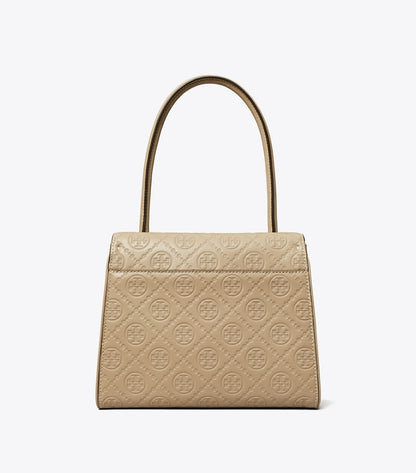 T Monogram Leather Small Deville Bag Fresh Clay Fresh Clay