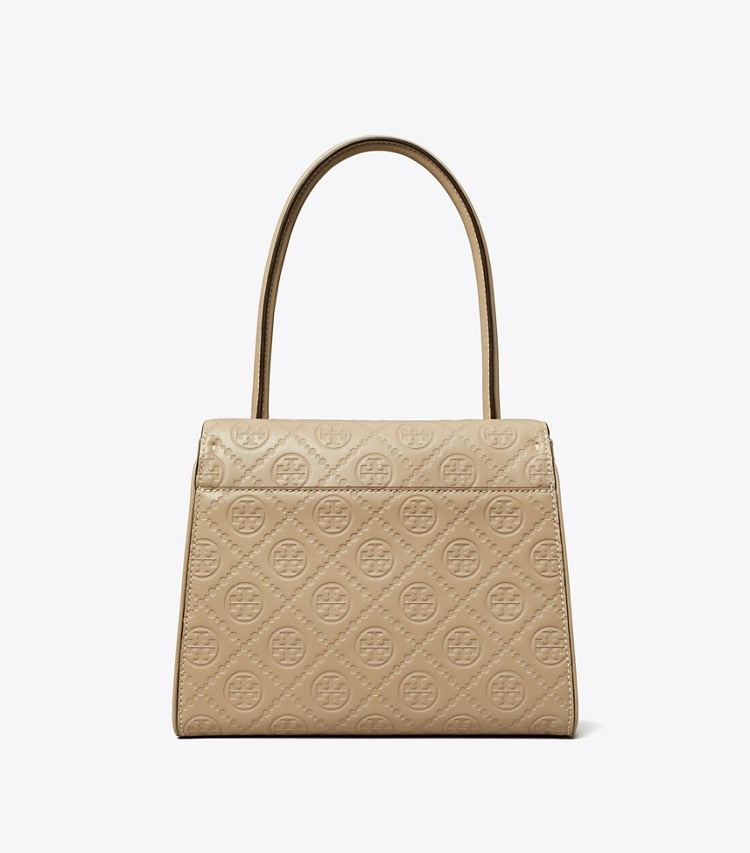 T Monogram Leather Small Deville Bag Fresh Clay Fresh Clay