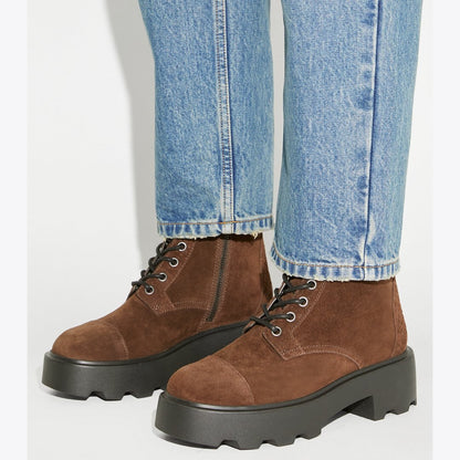 Tory Burch T Monogram Lug Boot COCOA