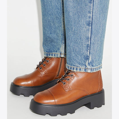 Tory Burch T Monogram Lug Boot TOASTED CARAMEL