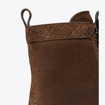 Tory Burch T Monogram Lug Boot COCOA