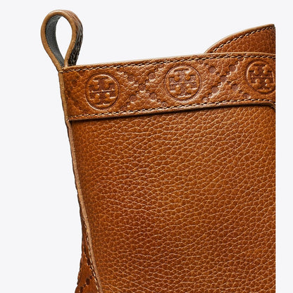 Tory Burch T Monogram Lug Boot TOASTED CARAMEL