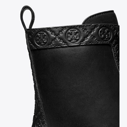 Tory Burch T Monogram Lug Boot PERFECT BLACK