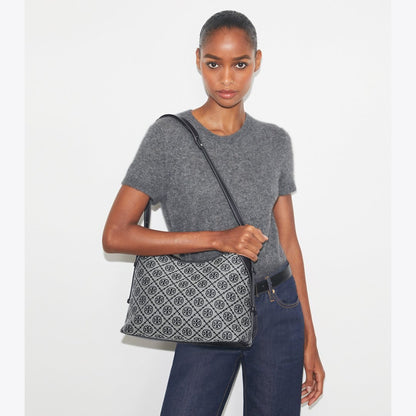 Tory Burch T Monogram Messenger Tory Navy