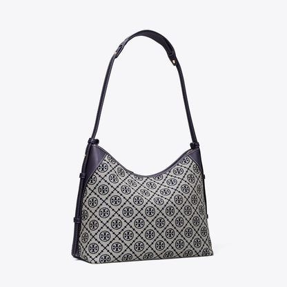 Tory Burch T Monogram Messenger Tory Navy