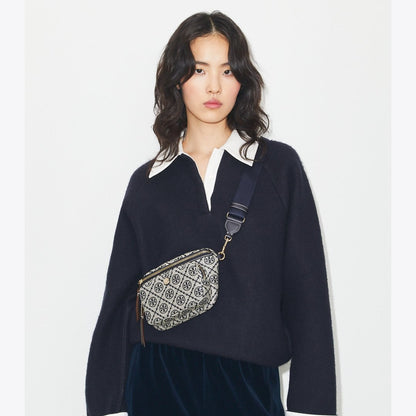 Tory Burch T Monogram Mini Belt Bag Tory Navy