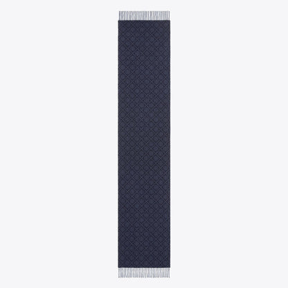 Tory Burch T Monogram Oblong Scarf Tory Navy