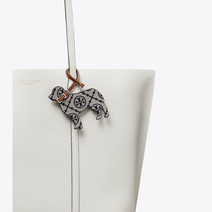 Tory Burch T Monogram Retriever Bag Charm Tory Navy
