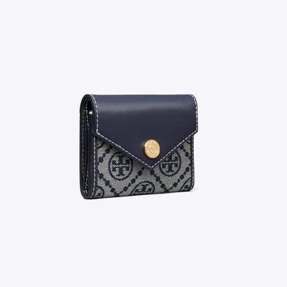 Tory Burch T Monogram Small Envelope Wallet Tory Navy