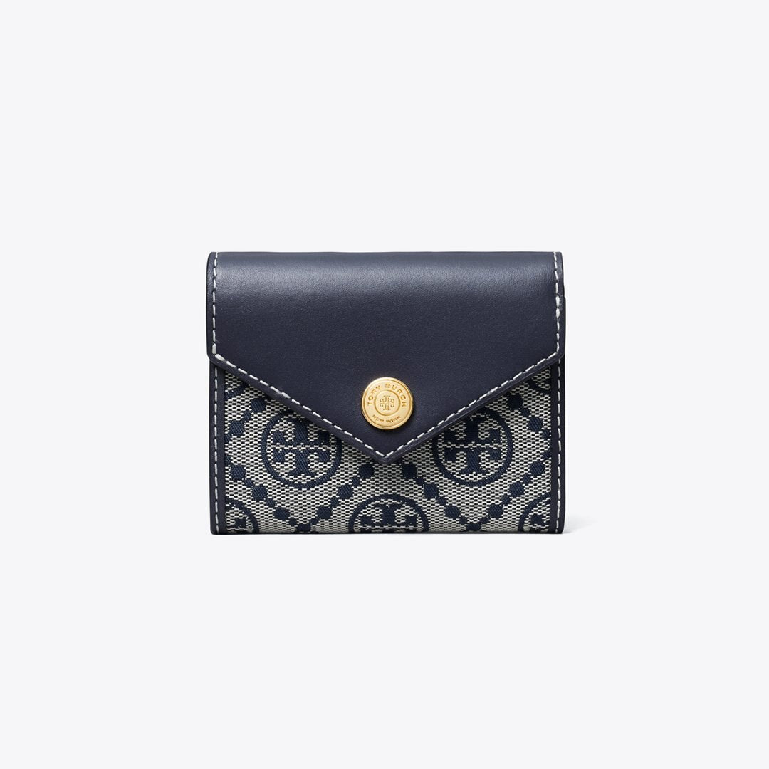 Tory Burch T Monogram Small Envelope Wallet Tory Navy