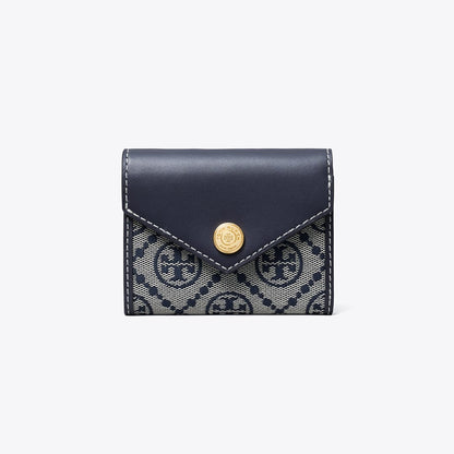 Tory Burch T Monogram Small Envelope Wallet Tory Navy