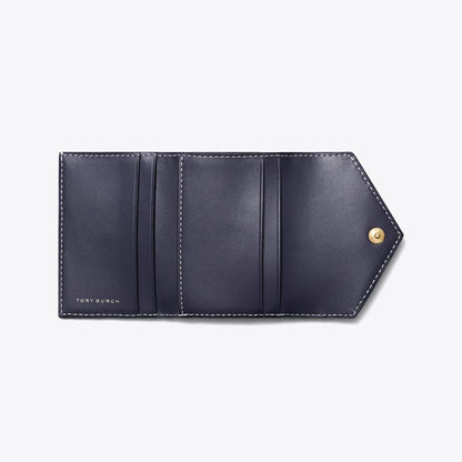 Tory Burch T Monogram Small Envelope Wallet Tory Navy